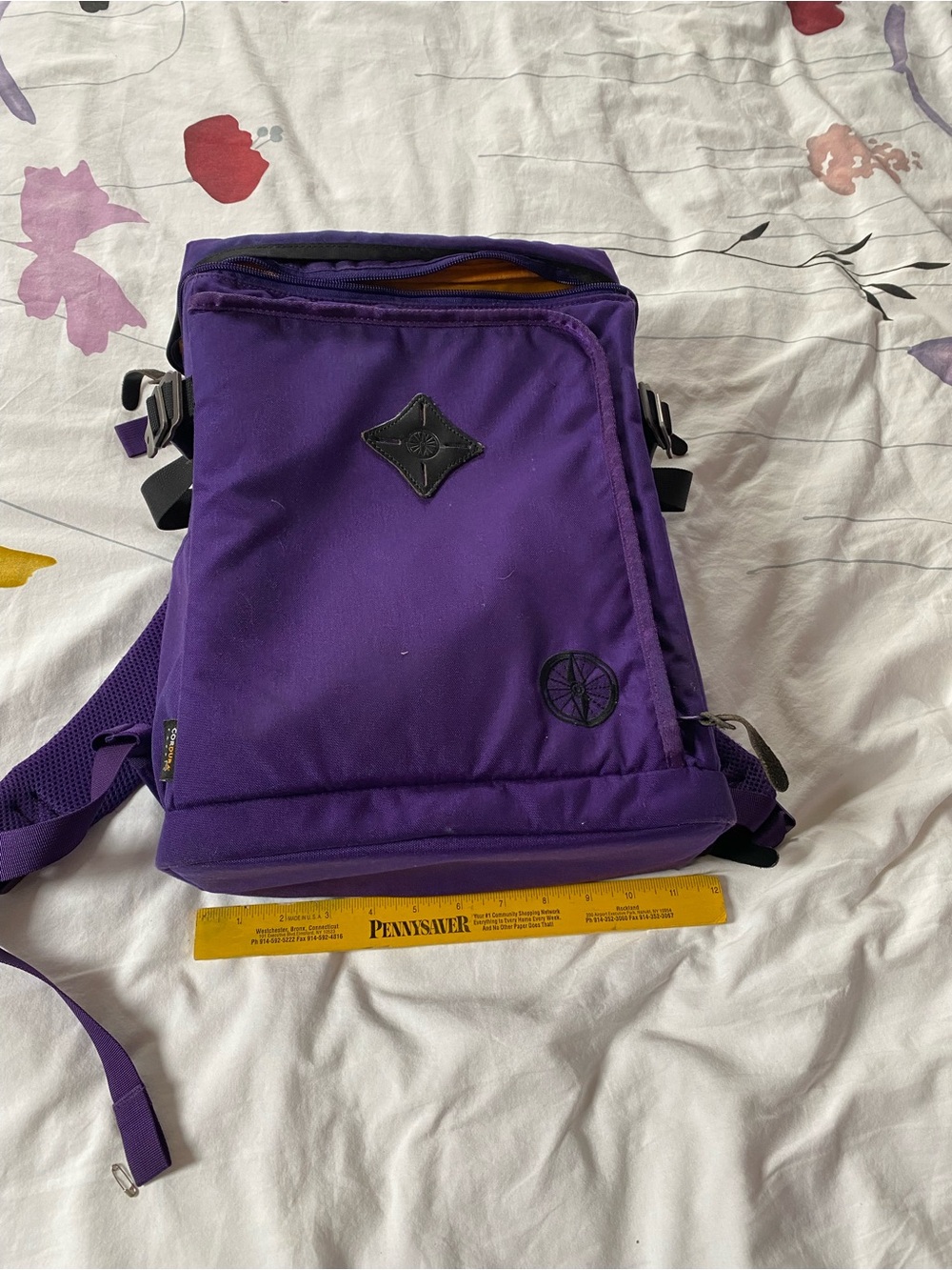 Purple Backpack — Compact Daily Carry - Picture 9 of 13